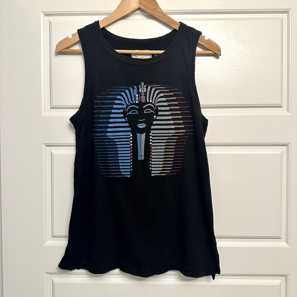 Current Elliott Egyptian Pharaoh Graphic T-shirt Sz S